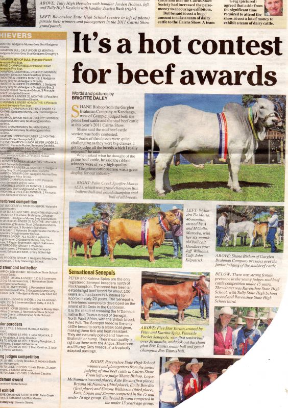 It’s a hot contest for beef awards